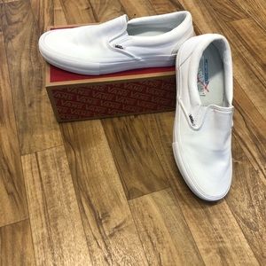 Brand new slip on vans. Box not included